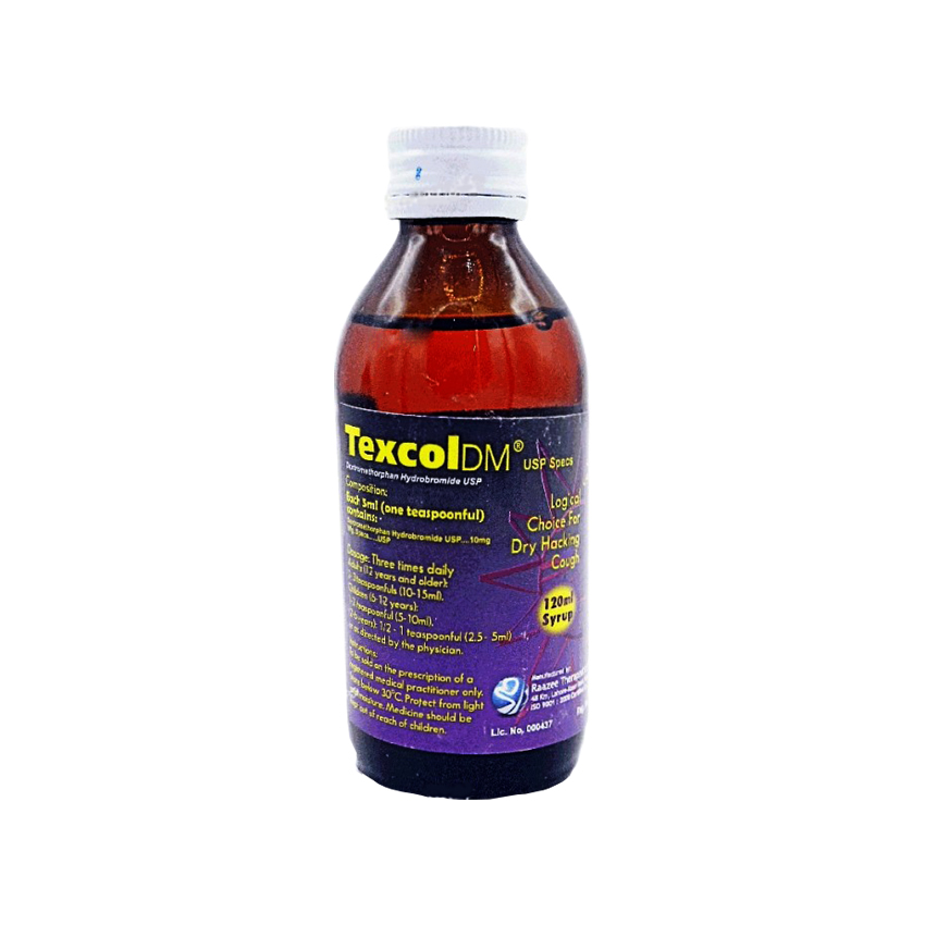 Buy Texcol DM Syrup 120ml Online | emeds Pharmacy